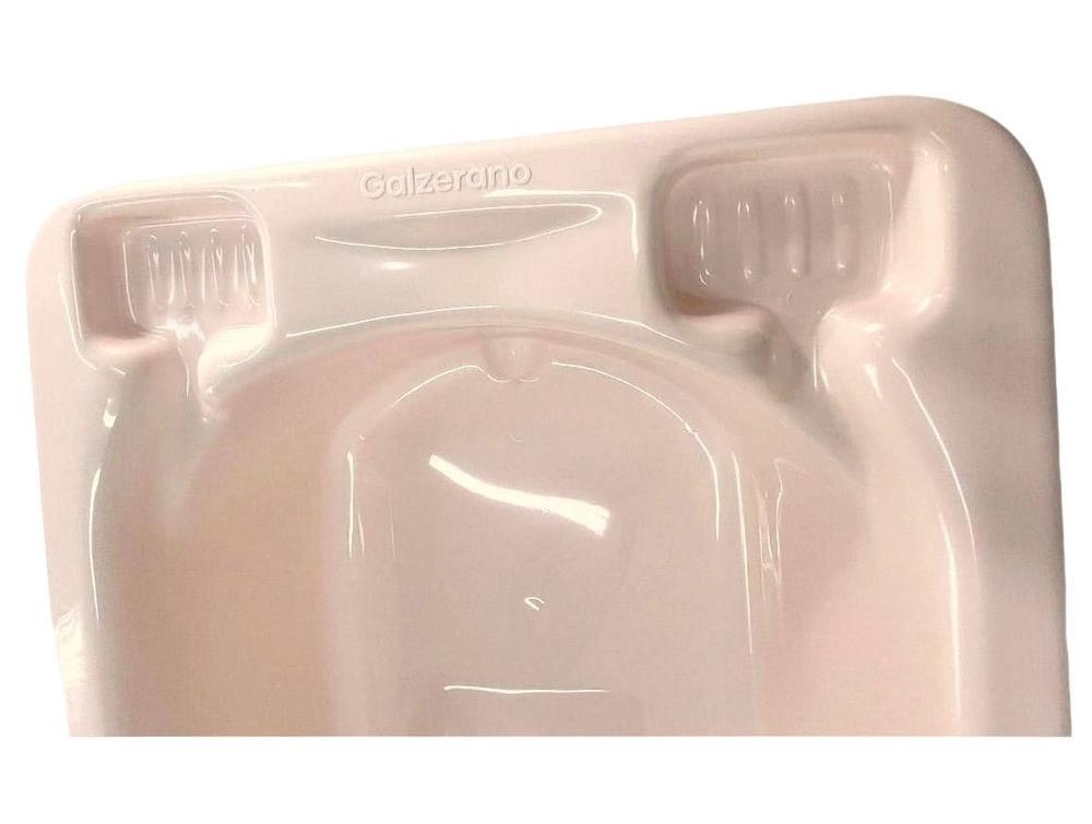 Banheira de Bebê com Suporte Galzerano Acqua Trio Rosé 20kg - 5
