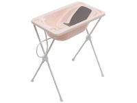Banheira de Bebê com Suporte Dobrável Galzerano Acqua Trio Rosé 20L - 1