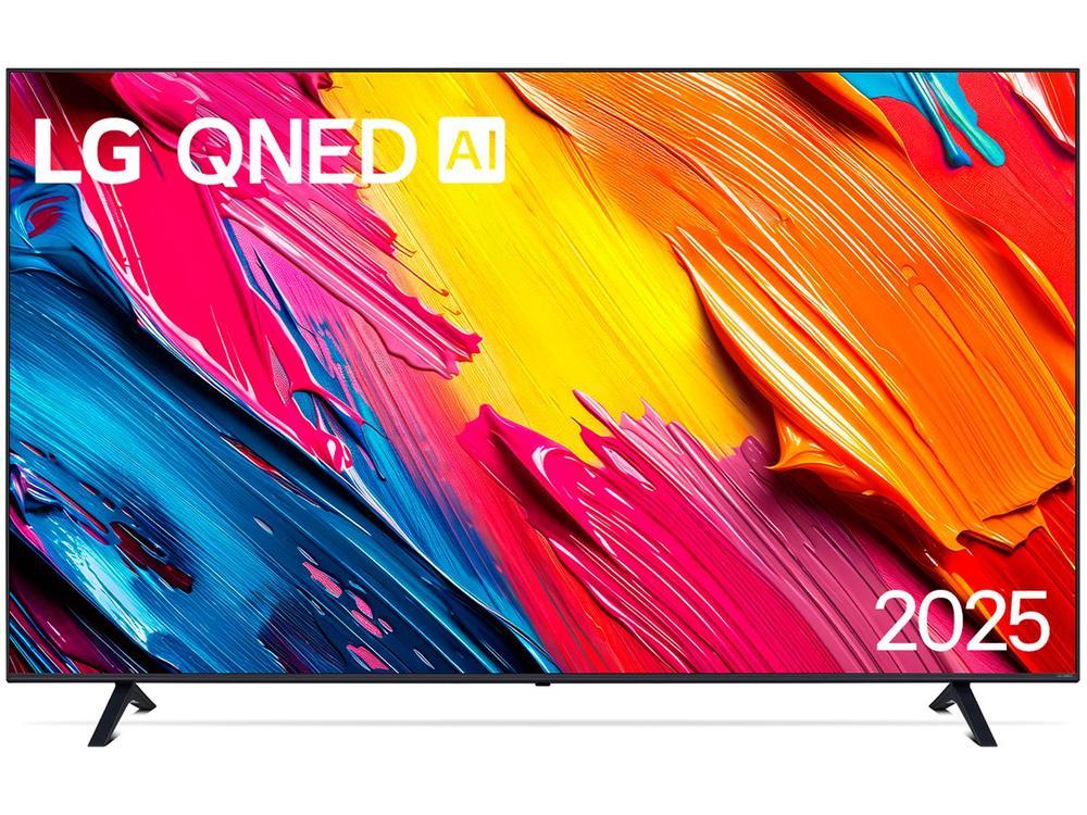 Smart TV 75" LG 4K QNED 75QNED70ASA WebOS 25 α7 AI Processor 4K Gen8 Alexa 3 HDMI 2 USB - 2