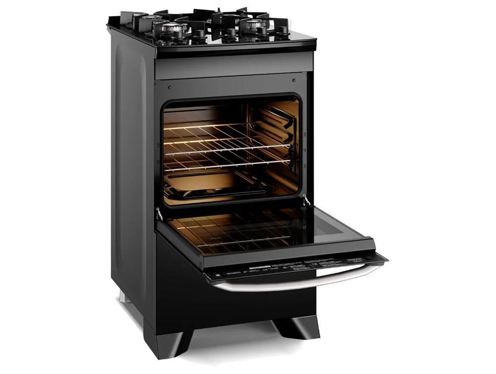 Fogão 4 Bocas Electrolux Preto Efficient FE4GB - 6