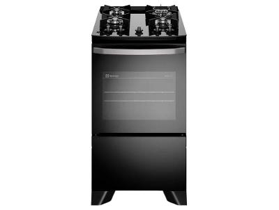 Fogão 4 Bocas Electrolux Preto Efficient FE4GB