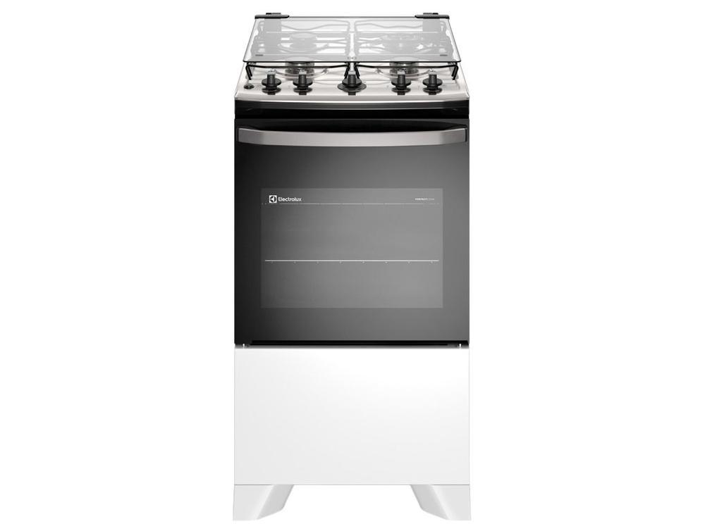 Fogão 4 Bocas Electrolux Inox Branco Efficient FE4IW - 1