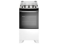 Fogão 4 Bocas Electrolux Inox Branco Efficient FE4IW - 1