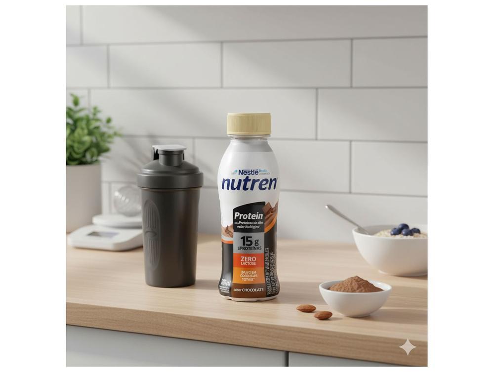 Suplemento Alimentar Nestlé Nutren Protein Zero Lactose Chocolate 260ml 6 Unidades - 5