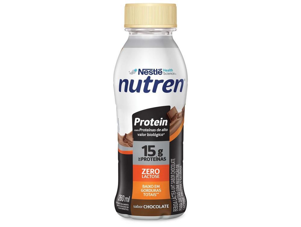 Suplemento Alimentar Nestlé Nutren Protein Zero Lactose Chocolate 260ml 6 Unidades - 6