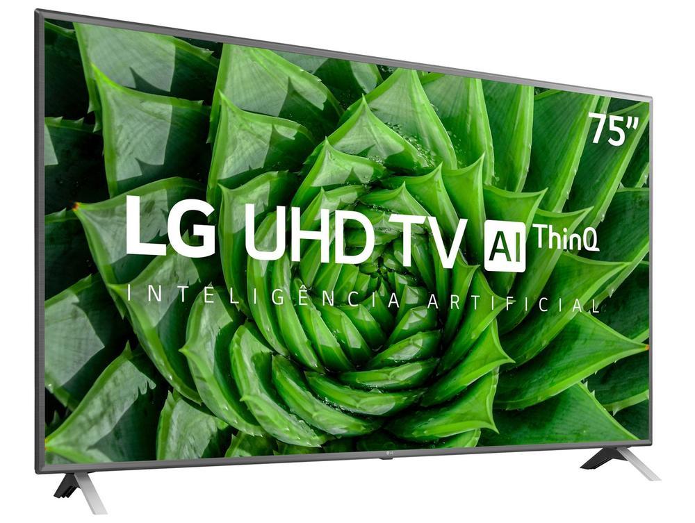 Smart TV 4K LED IPS 75” LG 75UN8000PSB Wi-Fi - 6