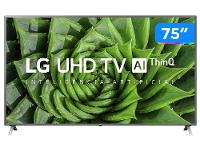 Smart TV 4K LED IPS 75” LG 75UN8000PSB Wi-Fi - 1