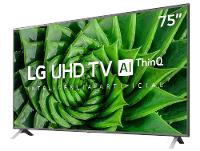 Smart TV 4K LED IPS 75” LG 75UN8000PSB Wi-Fi