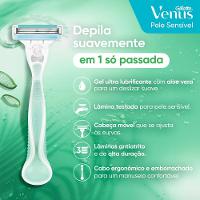 Aparelho de Depilação Gillette Venus Pele Sensível com 3 Refis - 2