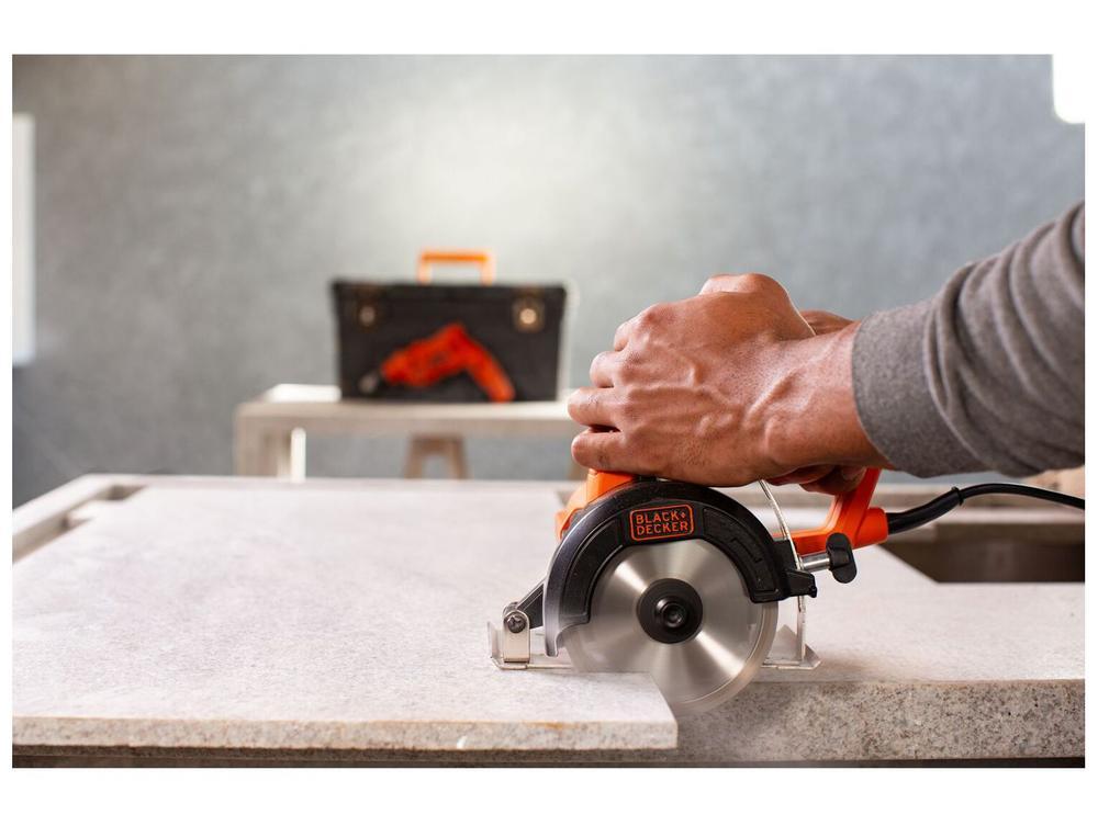 Serra Mármore Elétrica Black+Decker BES41200 4 1/2” 14000 RPM - 8
