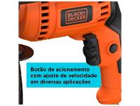 Furadeira de Impacto Black+Decker 650W BED713650 - 8