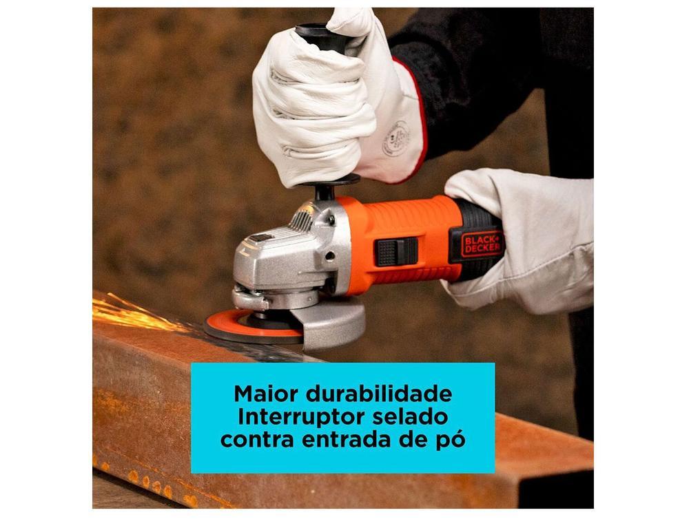 Esmerilhadeira Black+Decker Angular 920W 4 1/2” G720X - 6