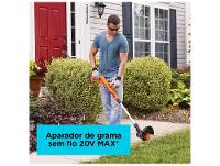 Aparador de Grama a Bateria sem Fio 20V Black+Decker BCST201C1-BR - 3