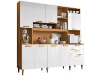 Cozinha Completa Aramóveis Kit Mega 9 Portas 2 Gavetas - 3
