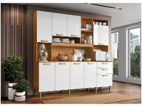 Armário de Cozinha Completa Aramóveis Kit Mega 9 Portas 2 Gavetas - 1