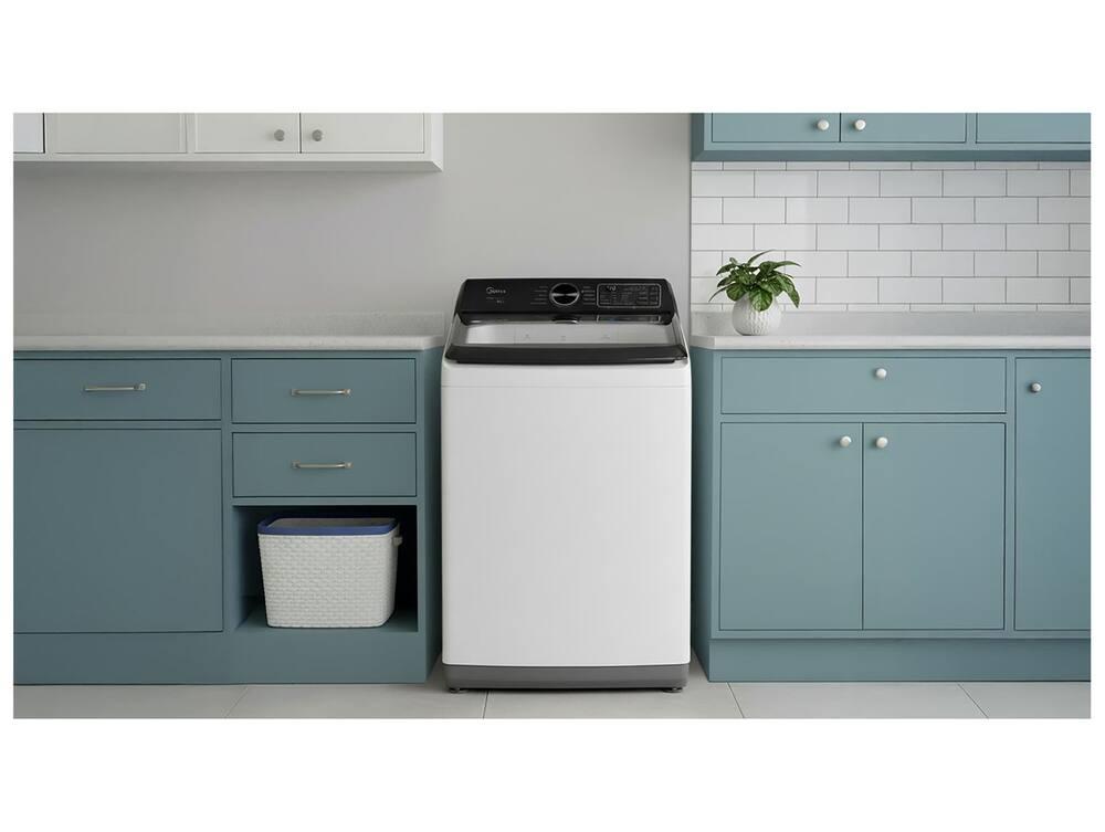 Lavadora de Roupas Midea 12kg 10 Programas de Lavagem Branco Wave Impeller MAV04W120/WKBR05 - 2