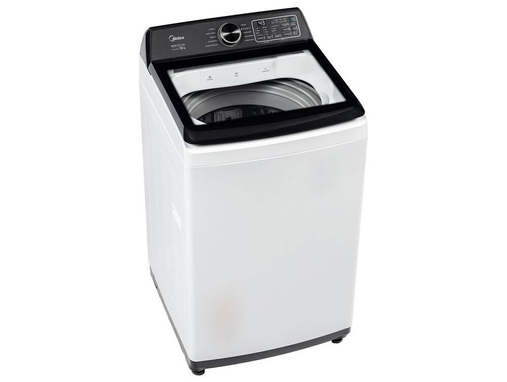Lavadora de Roupas Midea 12kg 10 Programas de Lavagem Branco Wave Impeller MAV04W120/WKBR05 - 4