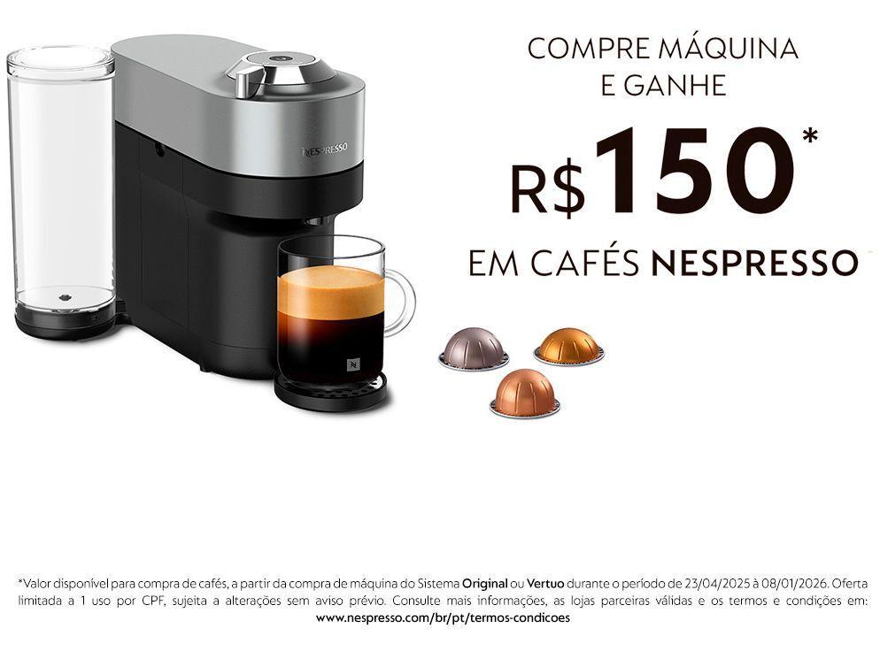 Cafeteira Nespresso Vertuo POP+ GCV6BR Titânio GCV6-BR-TI-NE - 2