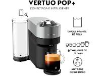 Cafeteira Nespresso Vertuo POP+ GCV6BR Titânio GCV6-BR-TI-NE - 6
