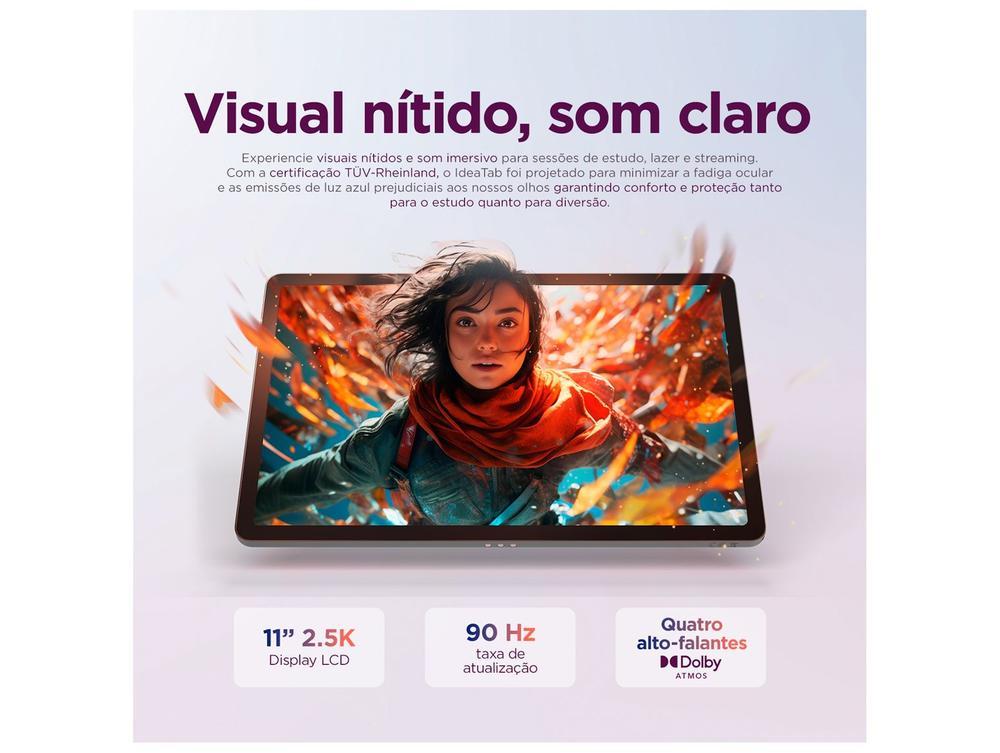 Tablet Lenovo Idea Tab com Capa Teclado e Caneta 8GB RAM 128GB 11" Android 15 MediaTek Dimensity 6300 Wi-Fi - 5