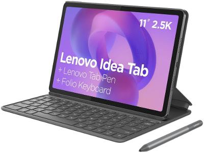Tablet Lenovo Idea Tab com Capa Teclado e Caneta 8GB RAM 128GB 11" Android 15 MediaTek Dimensity 6300 Wi-Fi
