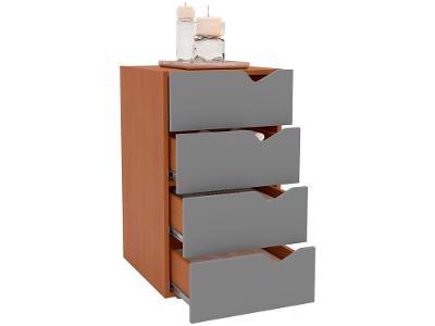 Gaveteiro para Escritório 4 Gavetas Politorno Móveis Porto