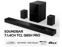 Soundbar TCL Q85H Pro 7.1.4 Bluetooth v5.4 com Subwoofer 860W - 2