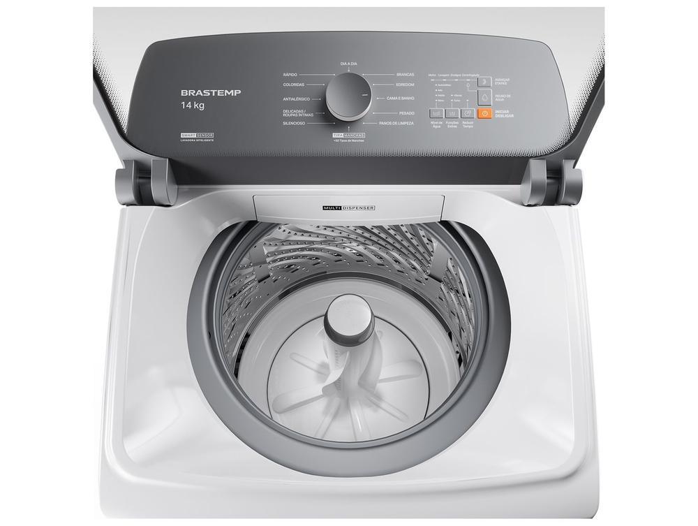 Lavadora de Roupas Brastemp 14kg Cesto Inox 12 Programas de Lavagem Branca BWJ14ABANA - 9