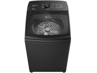 Lavadora de Roupas Brastemp 14kg Cesto Inox 12 Programas de Lavagem Cinza Platinum BWJ14A9