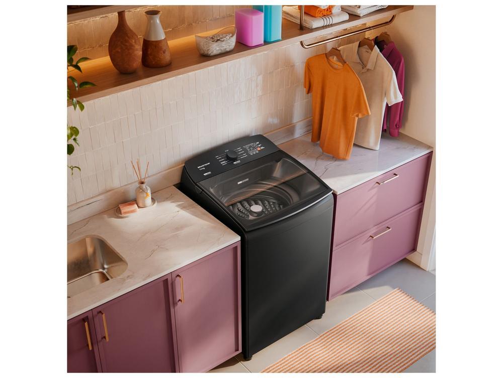 Lavadora de Roupas Brastemp 14kg Cesto Inox 12 Programas de Lavagem Cinza Platinum BWJ14A9 - 5