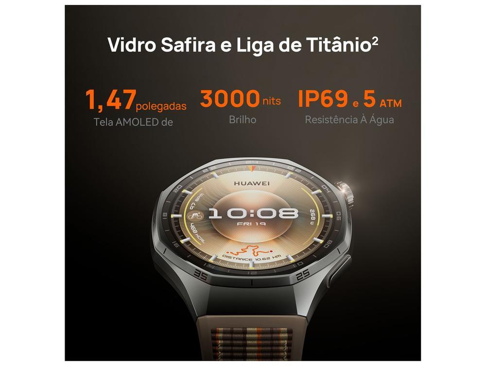 Smartwatch Huawei Watch GT 6 Pro 46mm Preto 64GB Bluetooth - 3