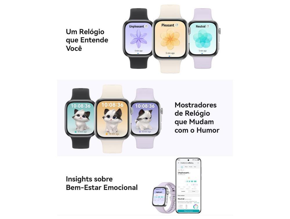 Smartwatch Huawei Watch Fit 4 Preto 4GB Bluetooth - 8