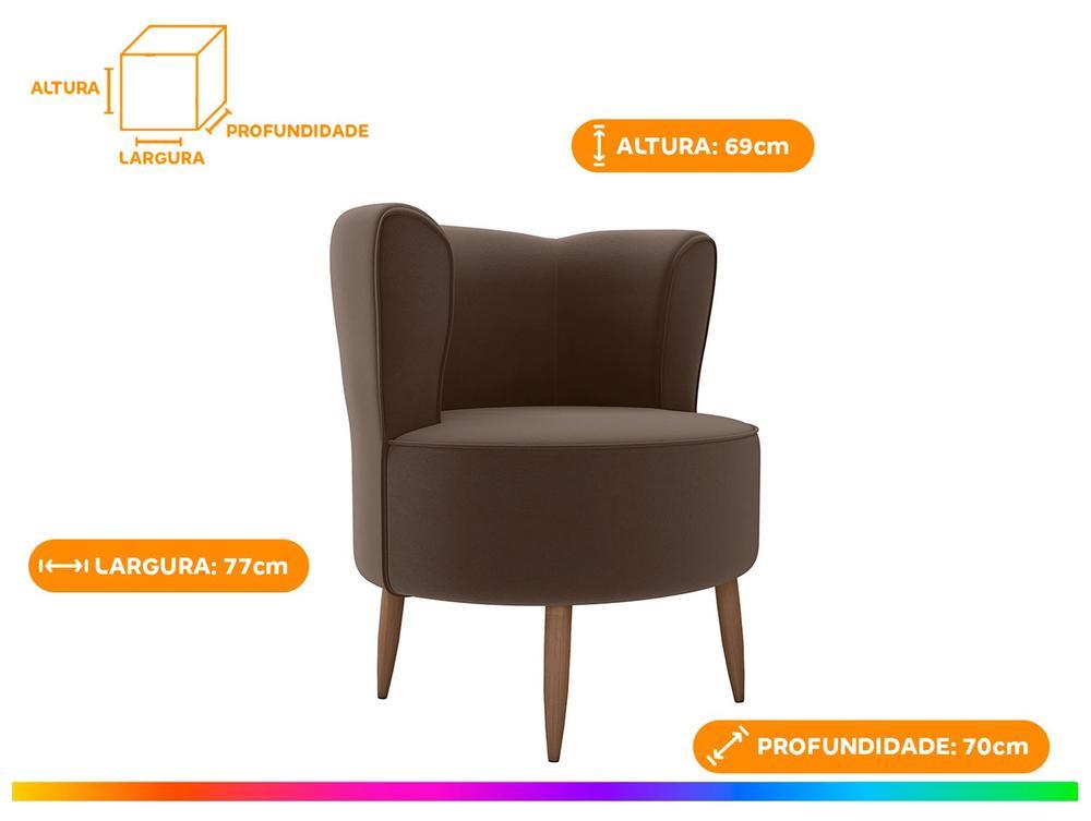 Poltrona Decorativa Moderna Matrix Savana - 3