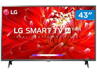 Smart TV 43” Full HD LED LG 43LM6300PSB Wi-Fi