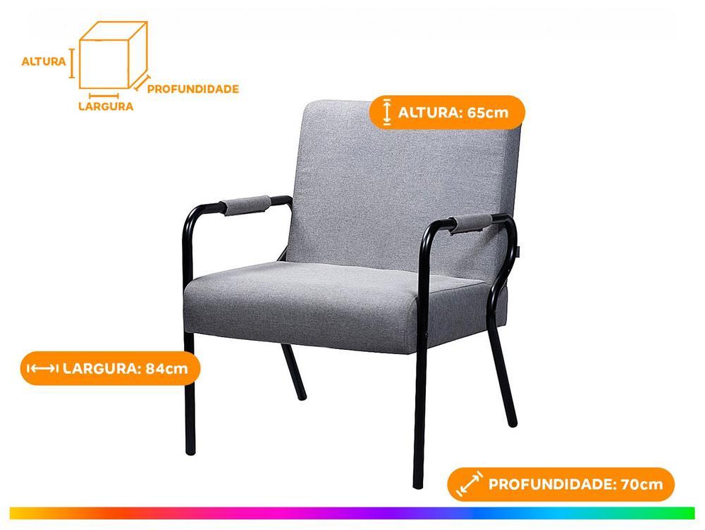 Poltrona Decorativa Opala Moderna Nordeste Flex Luiza - 7