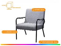 Poltrona Decorativa Opala Moderna Nordeste Flex Luiza - 7