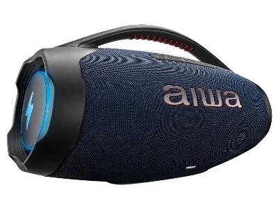 Caixa de Som Aiwa Boombox Light Plus AWS-BBS-01-LBL Bluetooth Ativa Portátil 200W USB
