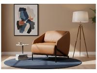 Poltrona Decorativa Toro Bianco Chloe 1020