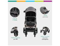 Carrinho de Bebê com Bebê Conforto Maxi Baby Elysian até 22Kg