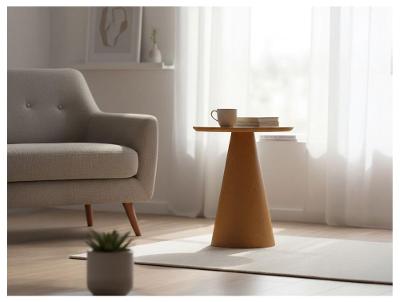 Mesa Lateral de Madeira Lumen MLRP Caemmun