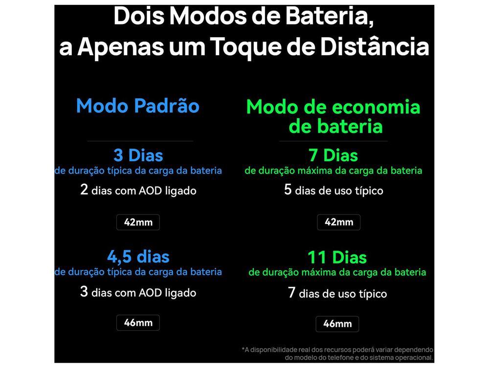 Smartwatch Huawei Watch 5 46mm Preto 32GB Bluetooth - 6