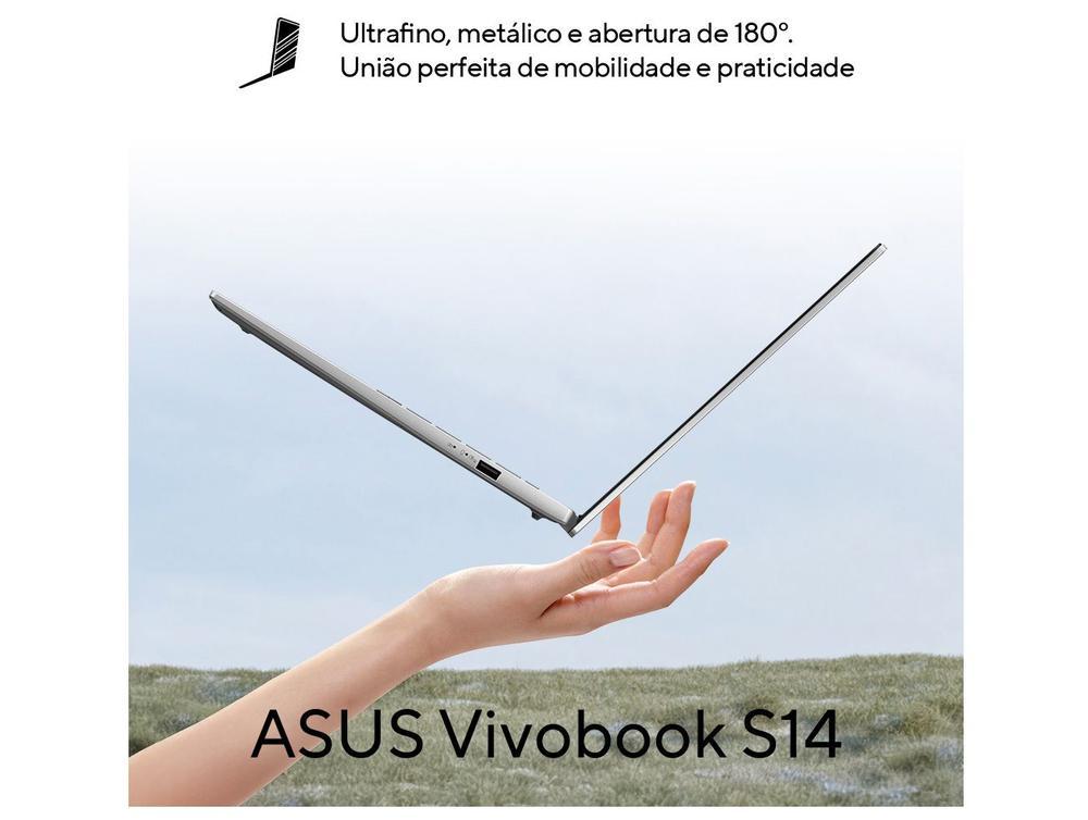 Notebook ASUS Vivobook S14 Intel Core Ultra 5 com IA Integrada 225H 16GB RAM 512SSD 14" Windows 11 - 4