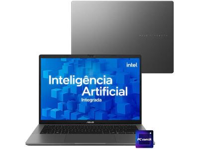 Notebook ASUS Vivobook S14 Intel Core Ultra 5 com IA Integrada 225H 16GB RAM 512SSD 14" Windows 11