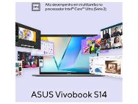 Notebook ASUS Vivobook S14 Intel Core Ultra 5 com IA Integrada 225H 16GB RAM 512SSD 14" Windows 11 - 6