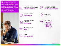 Notebook Acer Aspire 5 A515-45-R478 AMD Ryzen 5 16GB 15,6” Full HD Linux NX.AYDAL.00R - 2