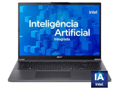 Notebook Acer Aspire 16 A16-71M-55H0 Intel Core Ultra 5 com IA Integrada 115U 16GB RAM 512GB SSD 16" Windows 11