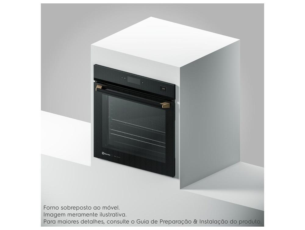 Forno Elétrico de Embutir Electrolux Multifuncional 80L Preto OE9XB - 4