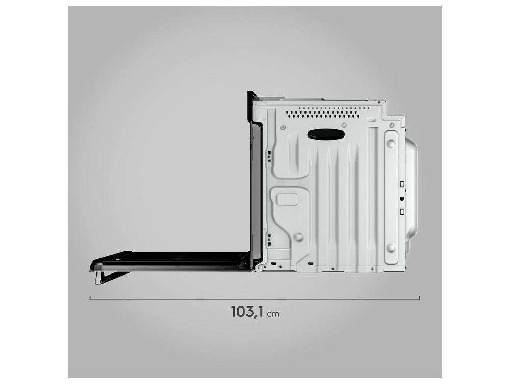 Forno Elétrico de Embutir Electrolux Multifuncional 80L Preto OE9XB - 5