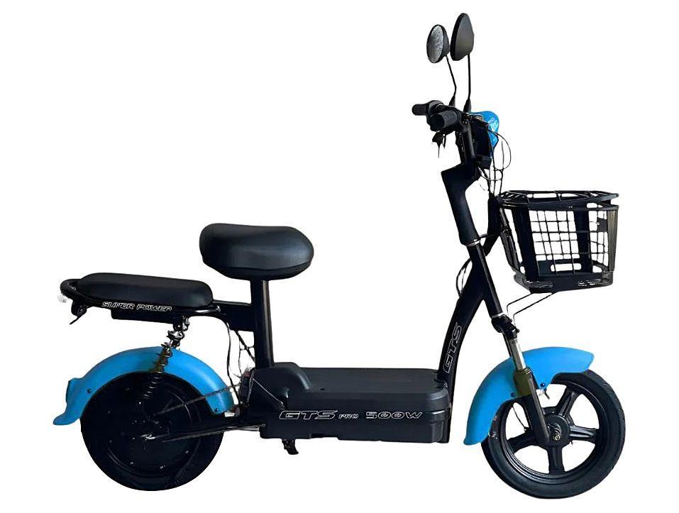 Bicicleta Elétrica Aro 14" GTS Super Power Pro 500W - 1