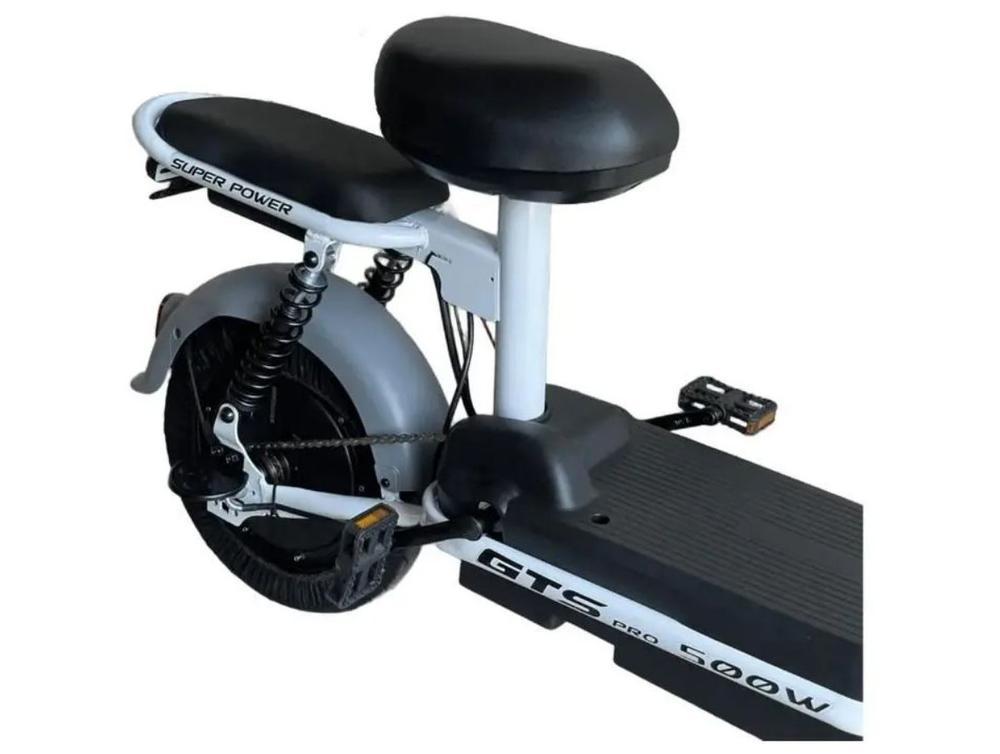 Bicicleta Elétrica Aro 14" GTS Super Power Pro 500W - 4